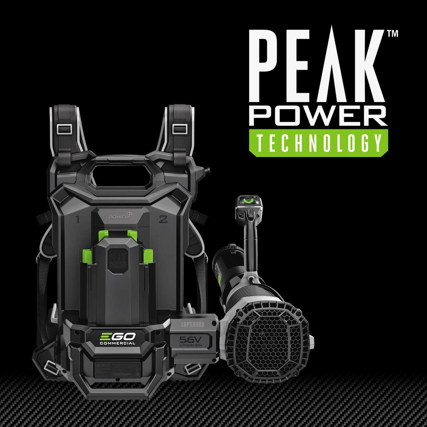 EGO LBPX8000 190 Mph 800 CFM 56 V Battery Backpack Blower Tool Only 7 EGO LBPX8000 190 Mph 800 CFM 56 V Battery Backpack Blower Tool Only - Image 5