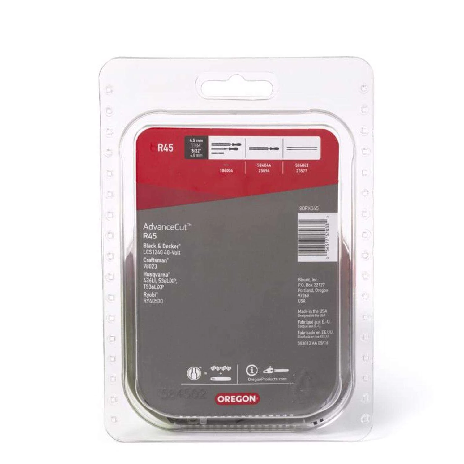 Oregon AdvanceCut R45 12 In. Chainsaw Chain 45 Links 6 Oregon AdvanceCut R45 12 In. Chainsaw Chain 45 Links - Image 4