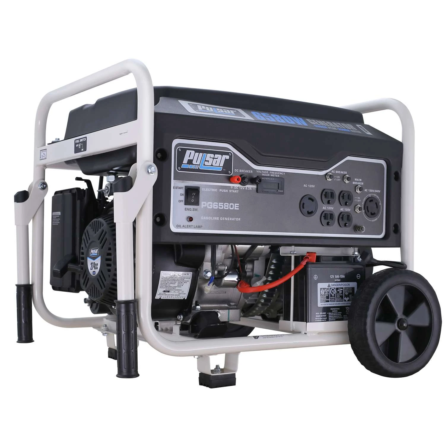Pulsar 5500 W 120/240 V Gasoline Portable Generator 3 Pulsar 5500 W 120/240 V Gasoline Portable Generator
