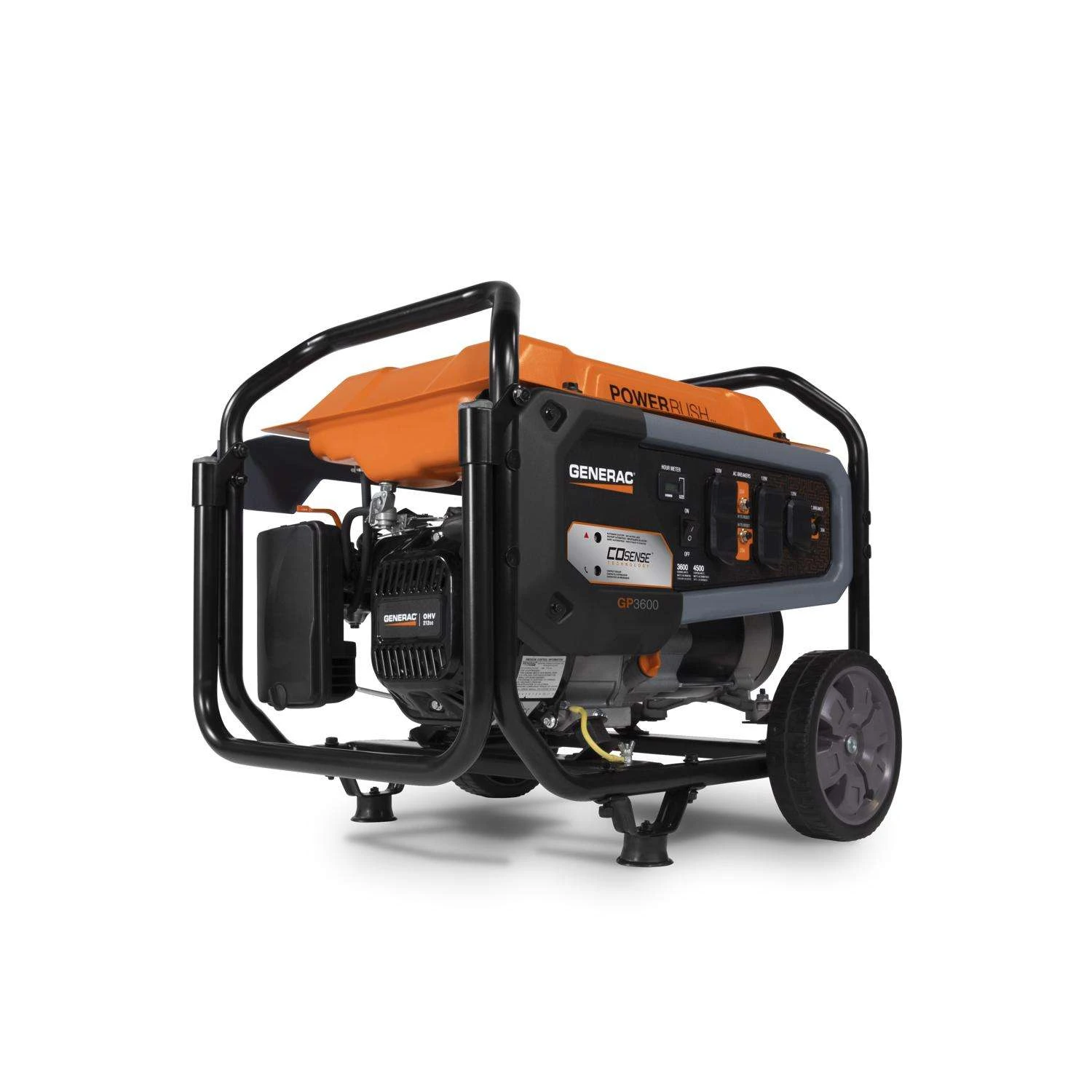 Generac PowerRush 3600 W 120 V Gasoline Home Standby Portable Generator 3 Generac PowerRush 3600 W 120 V Gasoline Home Standby Portable Generator