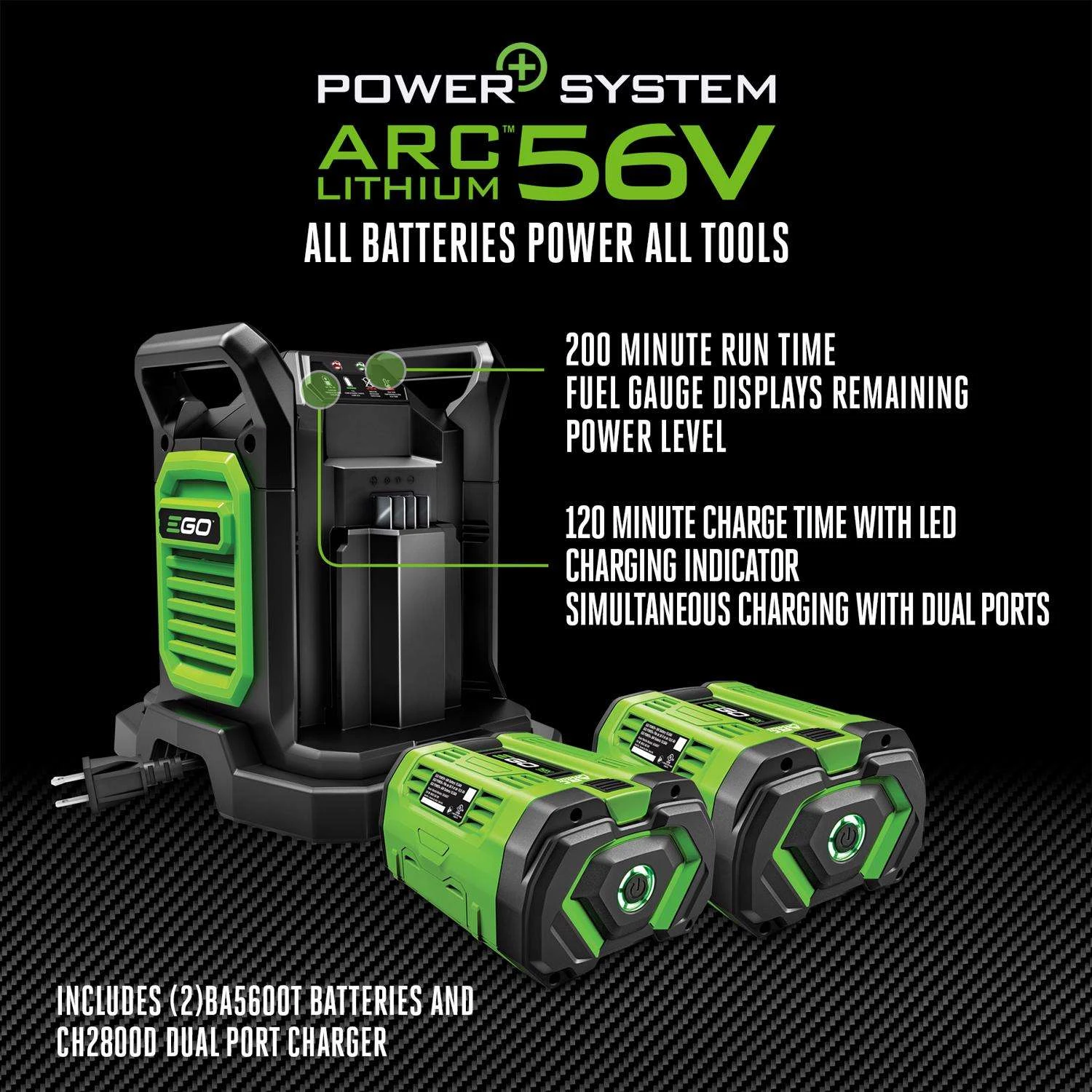 EGO Commercial LBPX8006-2 190 Mph 800 CFM 56 V Battery Backpack Leaf Blower Kit (Battery & Charger) 10 EGO Commercial LBPX8006-2 190 Mph 800 CFM 56 V Battery Backpack Leaf Blower Kit (Battery & Charger) - Image 8