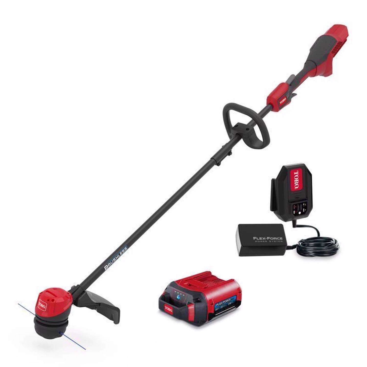 Toro Flex Force 51831 15 In. 60 V Battery String Trimmer Kit (Battery & Charger) 3 Toro Flex Force 51831 15 In. 60 V Battery String Trimmer Kit (Battery & Charger)