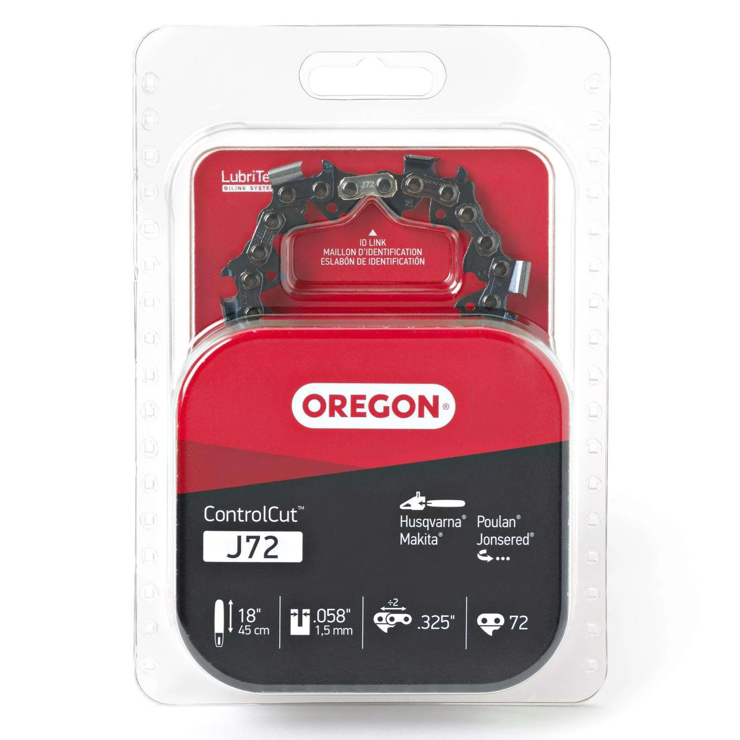 Oregon ControlCut J72 18 In. Chainsaw Chain 72 Links 3 Oregon ControlCut J72 18 In. Chainsaw Chain 72 Links