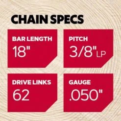 Oregon AdvanceCut S62T 18 In. Chainsaw Chain 62 Links 14 Oregon AdvanceCut S62T 18 In. Chainsaw Chain 62 Links -Power Lawn Equipment 14b76e66 6ca5 4139 a72e 2e8bd139bcfe