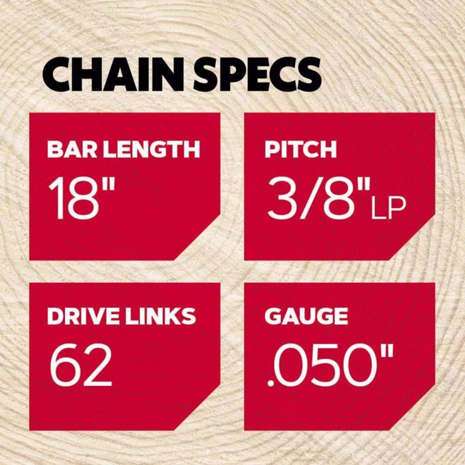 Oregon AdvanceCut S62T 18 In. Chainsaw Chain 62 Links 5 Oregon AdvanceCut S62T 18 In. Chainsaw Chain 62 Links - Image 3