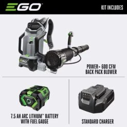 EGO Power+ LB6003 145 Mph 600 CFM 56 V Battery Backpack Leaf Blower Kit (Battery & Charger) W/ 7.5 AH BATTERY 12 EGO Power+ LB6003 145 Mph 600 CFM 56 V Battery Backpack Leaf Blower Kit (Battery & Charger) W/ 7.5 AH BATTERY -Power Lawn Equipment 18fc2dcd 3b63 4fb3 b479 969dd9cb4179