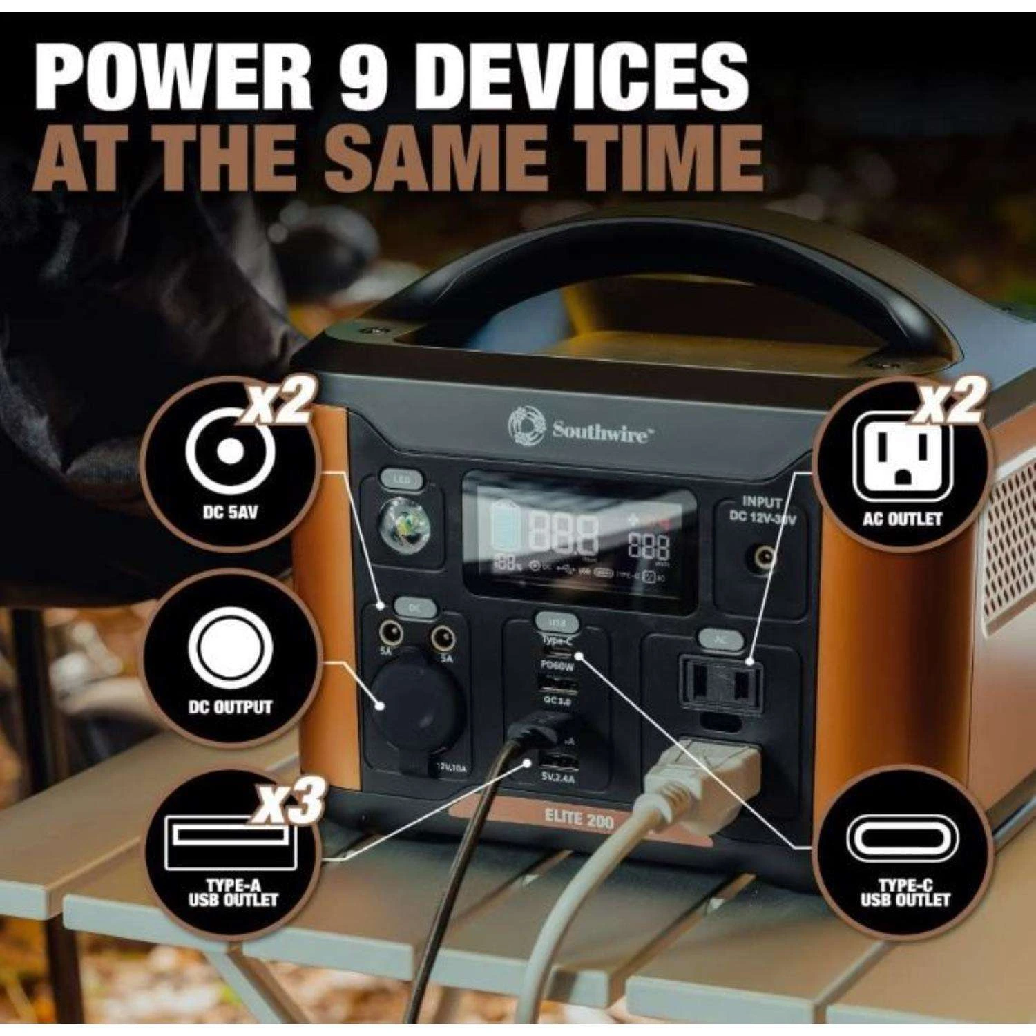 Southwire Elite 200 222 W 3.7 V Battery Portable Power Station 6 Southwire Elite 200 222 W 3.7 V Battery Portable Power Station - Image 4