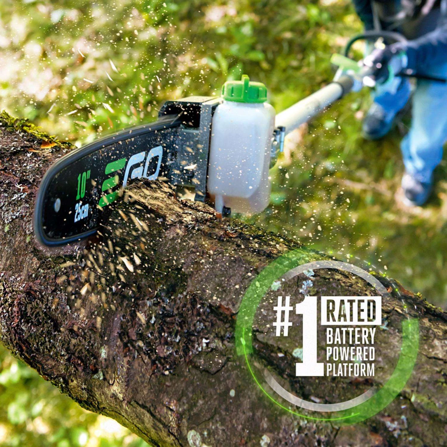 EGO Power+ Multi-Head System MPS1001 10 In. 56 V Battery Pole Saw Kit (Battery & Charger) 5 EGO Power+ Multi-Head System MPS1001 10 In. 56 V Battery Pole Saw Kit (Battery & Charger) - Image 3