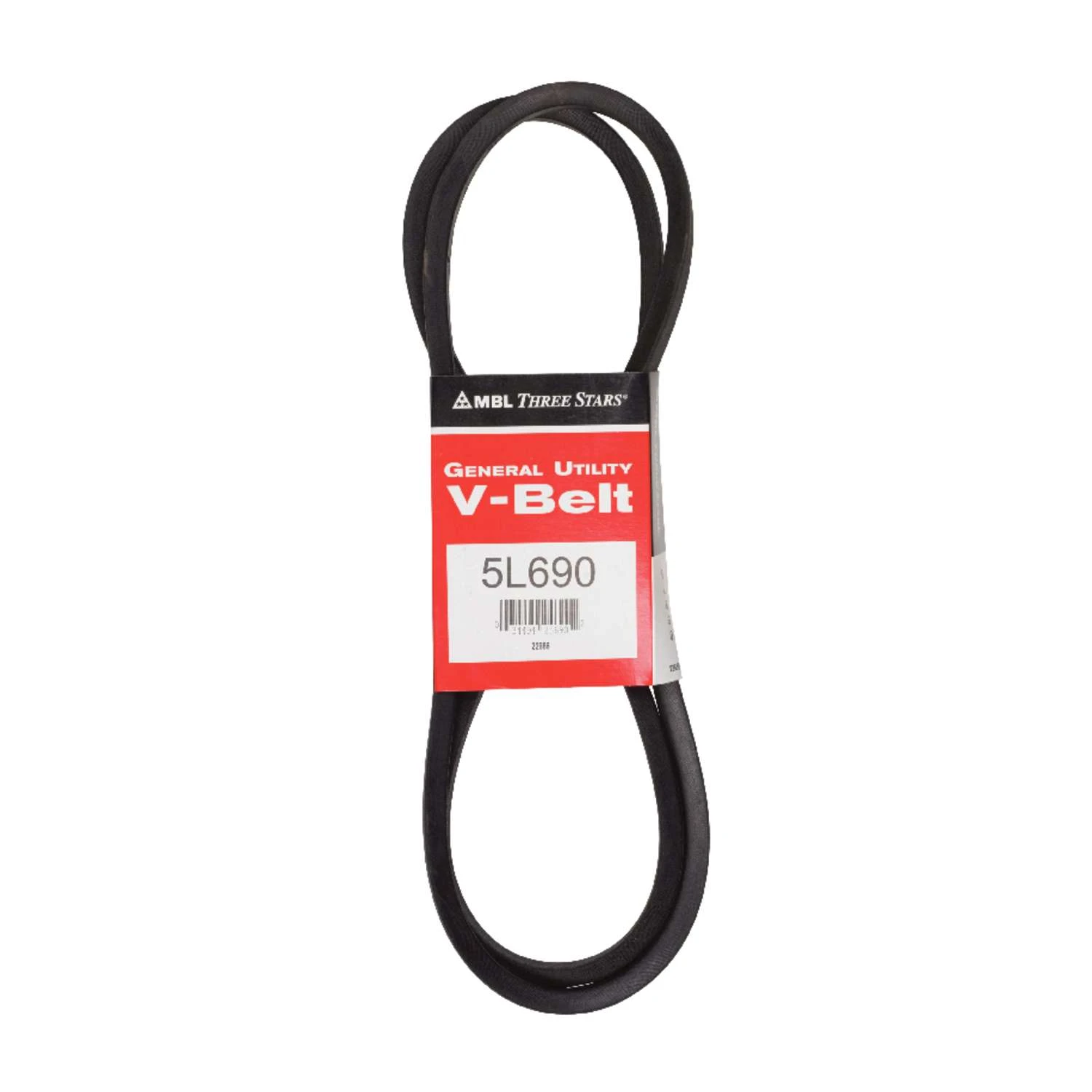Mitsuboshi FHP 5L690 Standard General Utility V-Belt 0.63 In. W X 69 In. L For Fractional Horsepower 3 Mitsuboshi FHP 5L690 Standard General Utility V-Belt 0.63 In. W X 69 In. L For Fractional Horsepower