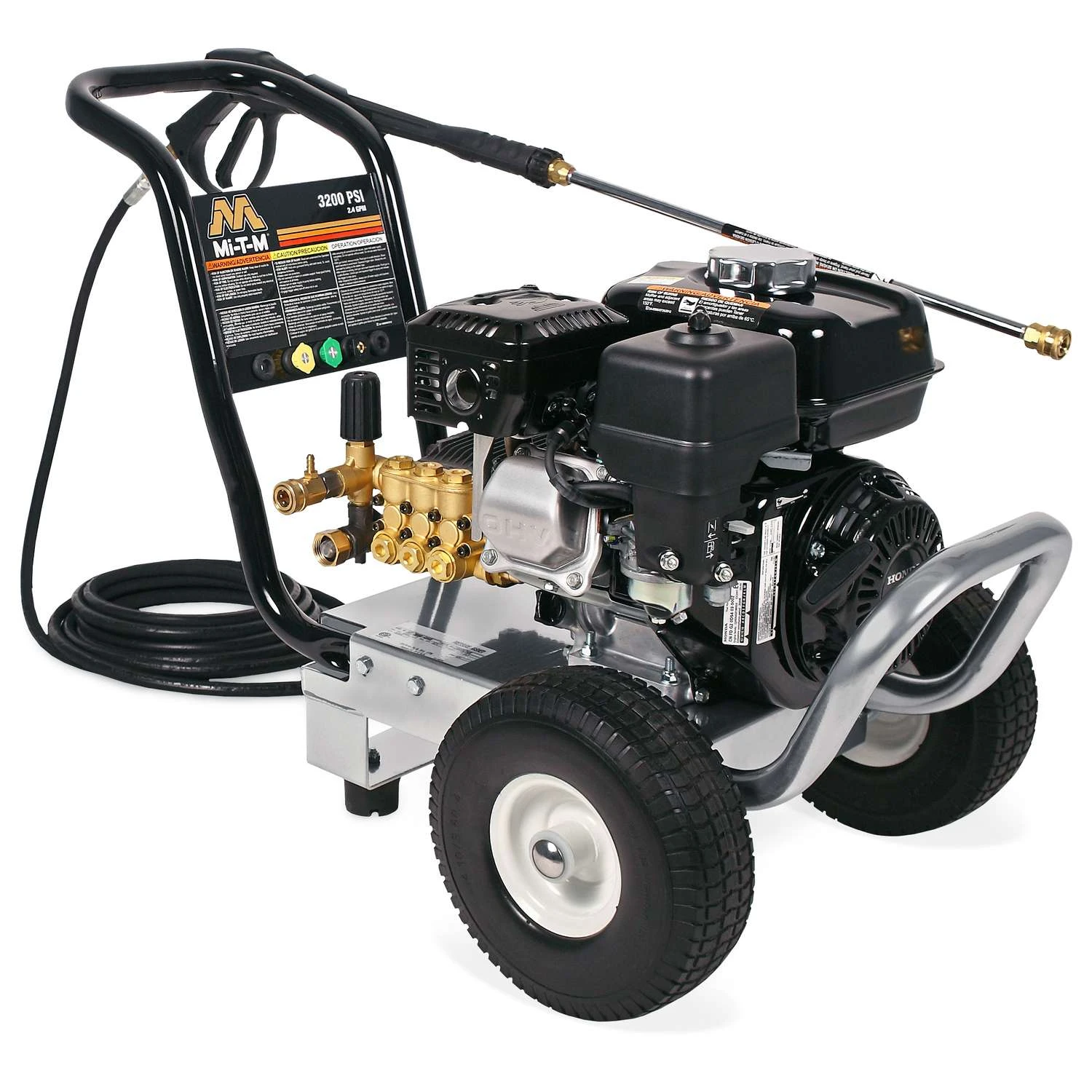 Mi-T-M Work Pro GX200 Honda 3200 Psi Gas 2.4 Gpm Pressure Washer 3 Mi-T-M Work Pro GX200 Honda 3200 Psi Gas 2.4 Gpm Pressure Washer