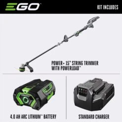 EGO Power+ Powerload ST1523S 15 In. 56 V Battery String Trimmer Kit (Battery & Charger) W/ CARBON FIBER SPLIT SHAFT & 4.0 AH BATTERY 13 EGO Power+ Powerload ST1523S 15 In. 56 V Battery String Trimmer Kit (Battery & Charger) W/ CARBON FIBER SPLIT SHAFT & 4.0 AH BATTERY -Power Lawn Equipment 226c8ce2 812f 4d45 b1cf 7a2a15842133
