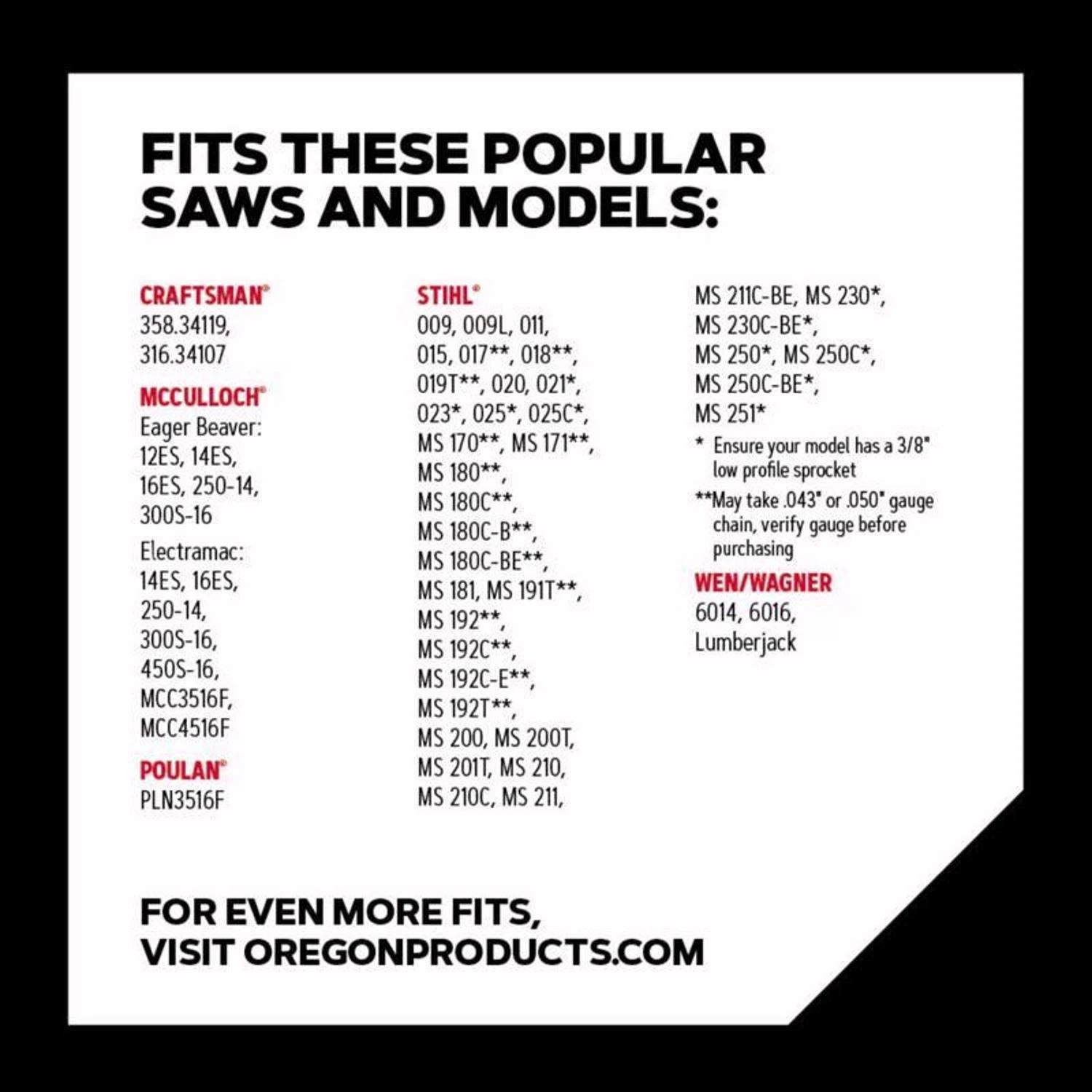 Oregon VersaCut T55 16 In. Chainsaw Chain 55 Links 4 Oregon VersaCut T55 16 In. Chainsaw Chain 55 Links - Image 2