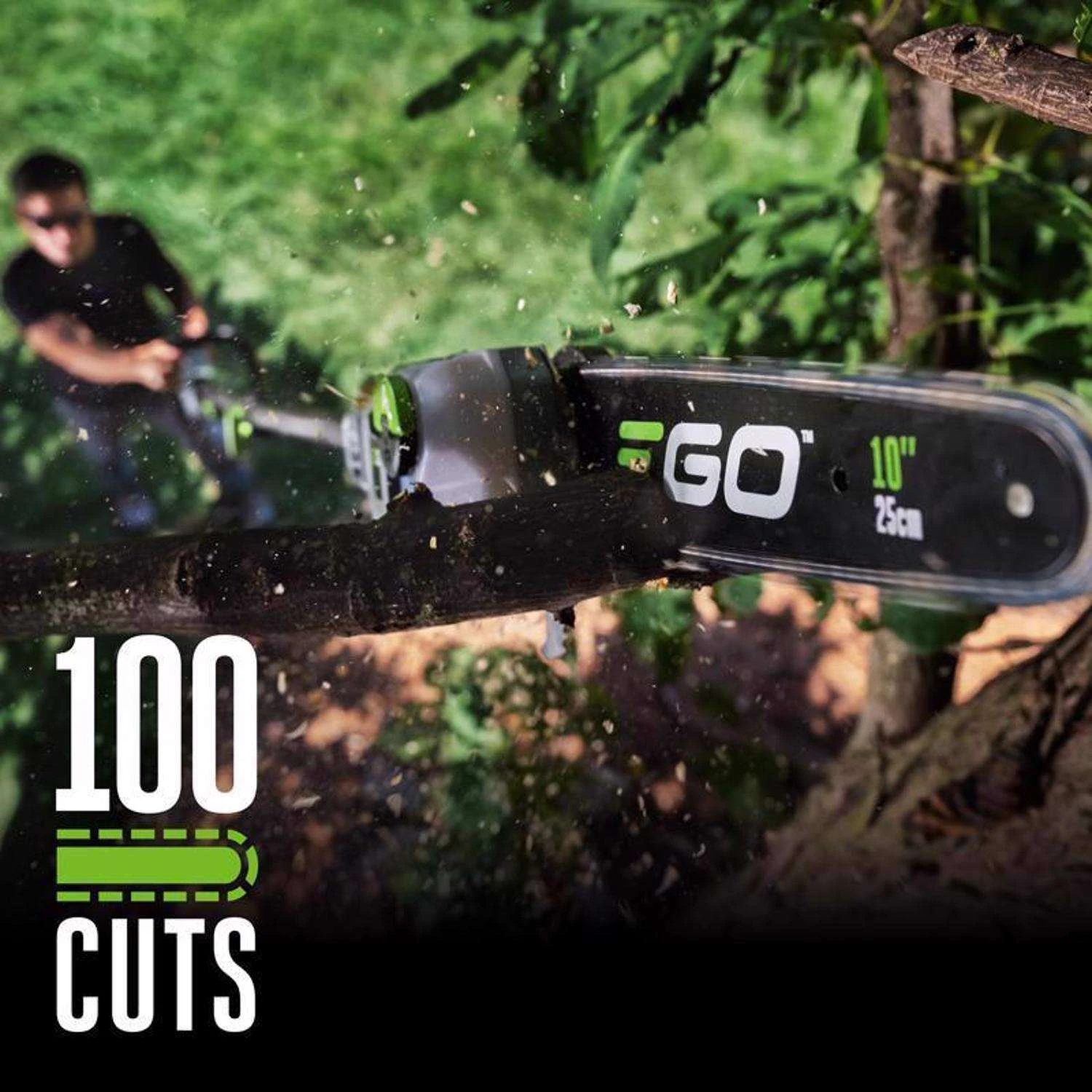 EGO Power+ PS1001 10 In. 56 V Battery Pole Saw Kit (Battery & Charger) 6 EGO Power+ PS1001 10 In. 56 V Battery Pole Saw Kit (Battery & Charger) - Image 4