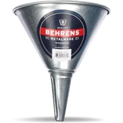 Behrens Silver 7-3/8 In. H Steel 32 Oz Funnel