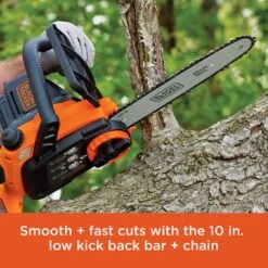 Black & Decker Black+Decker MAX 10 In. 20 V Battery Chainsaw Kit (Battery & Charger) 14 Black & Decker Black+Decker MAX 10 In. 20 V Battery Chainsaw Kit (Battery & Charger) -Power Lawn Equipment 24e46b87 8a70 44fd a313 23411bfcea21