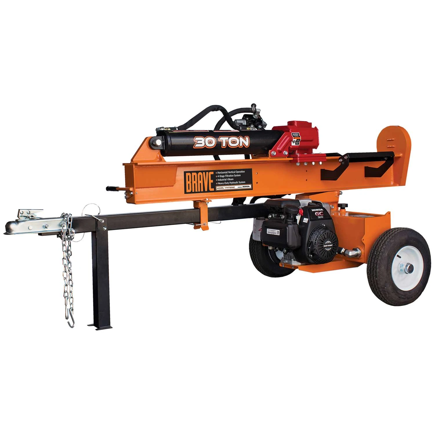 Brave 30 Ton Gas 189 Cc 4-Cycle Log Splitter 3 Brave 30 Ton Gas 189 Cc 4-Cycle Log Splitter