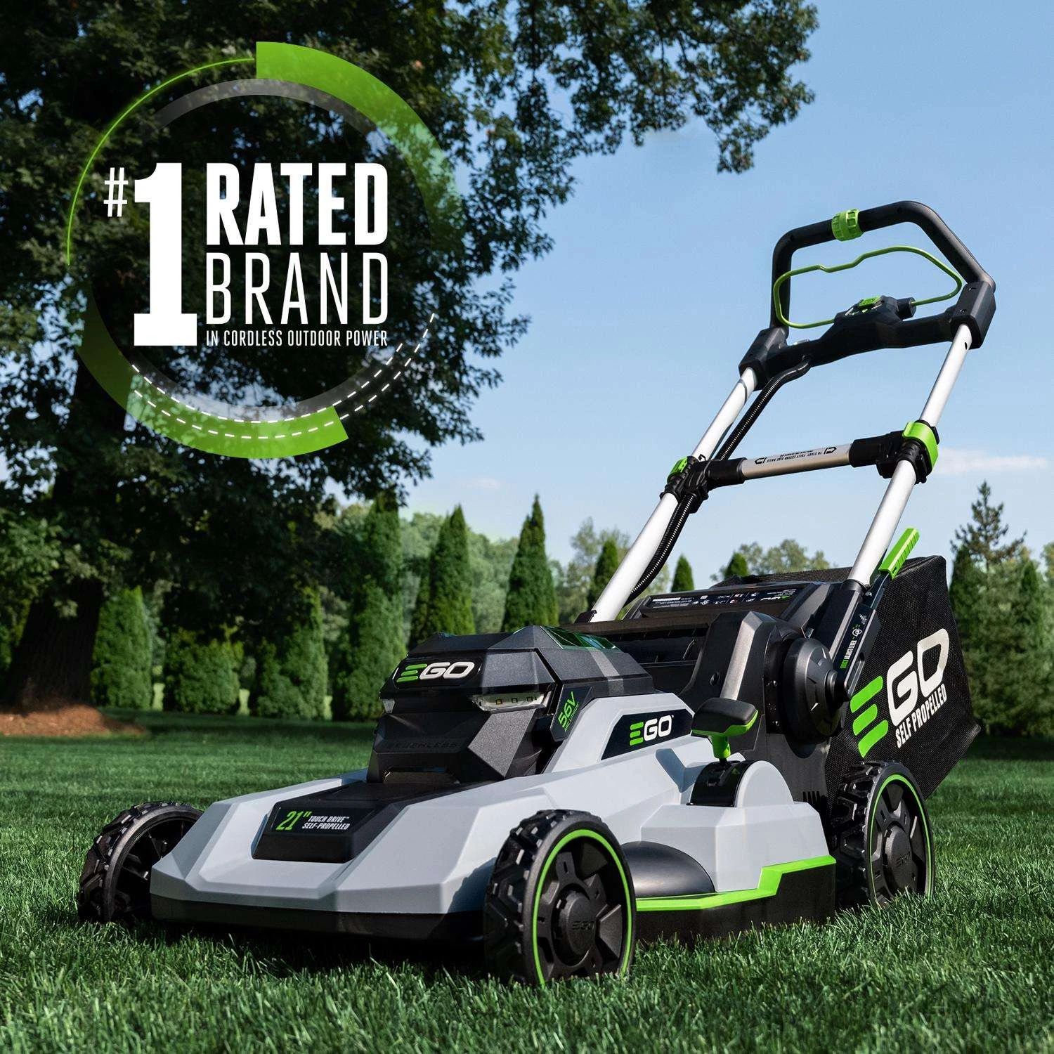 EGO Power+Touch Drive LM2125SP 21 In. 56 V Battery Self-Propelled Lawn Mower Kit (Battery & Charger) W/ 7.5 AH BATTERY 5 EGO Power+Touch Drive LM2125SP 21 In. 56 V Battery Self-Propelled Lawn Mower Kit (Battery & Charger) W/ 7.5 AH BATTERY - Image 3