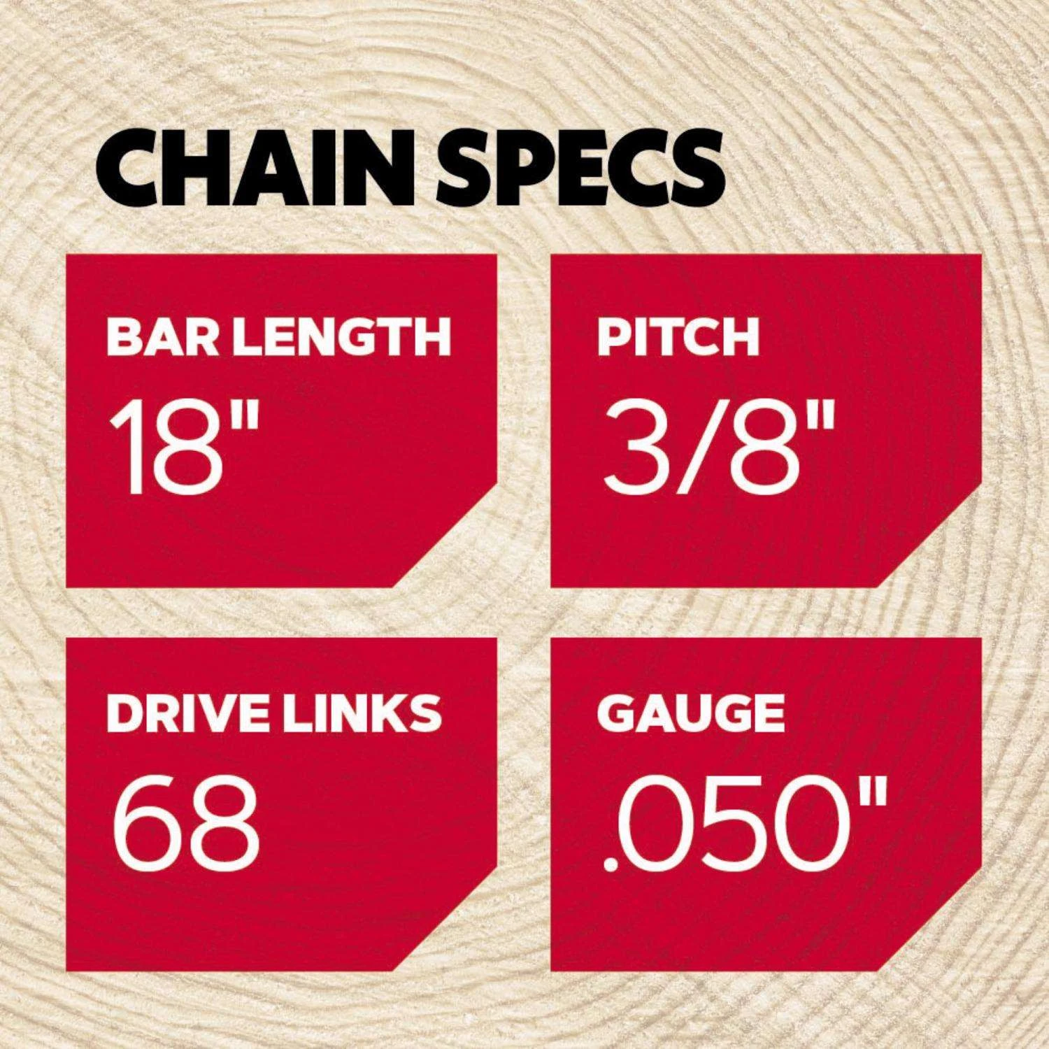 Oregon AdvanceCut D68 18 In. Chainsaw Chain 68 Links 6 Oregon AdvanceCut D68 18 In. Chainsaw Chain 68 Links - Image 4