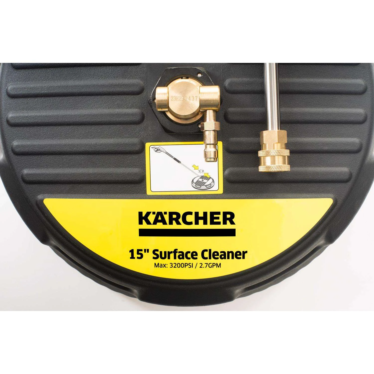 Karcher Pressure Washer Surface Roller 3200 Psi 5 Karcher Pressure Washer Surface Roller 3200 Psi - Image 3
