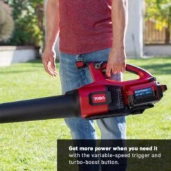 Toro Flex-Force 115 Mph 605 CFM 60 V Battery Handheld Leaf Blower Tool Only 11 Toro Flex-Force 115 Mph 605 CFM 60 V Battery Handheld Leaf Blower Tool Only -Power Lawn Equipment 3073a959 1370 4aa2 89c0 9aaa06e0981e