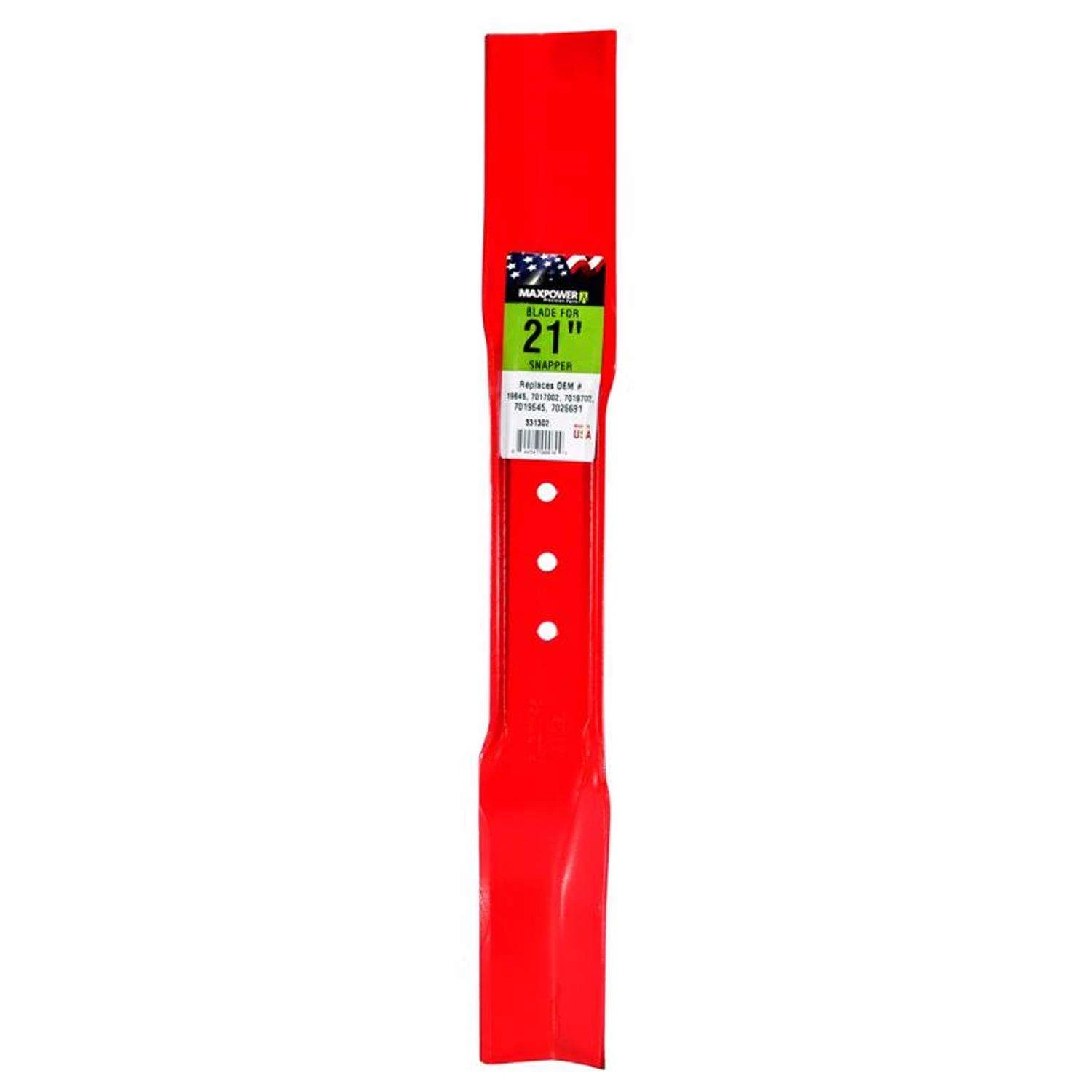 MaxPower 21 In. Standard Mower Blade For Walk-Behind Mowers 1 Pk 3 MaxPower 21 In. Standard Mower Blade For Walk-Behind Mowers 1 Pk