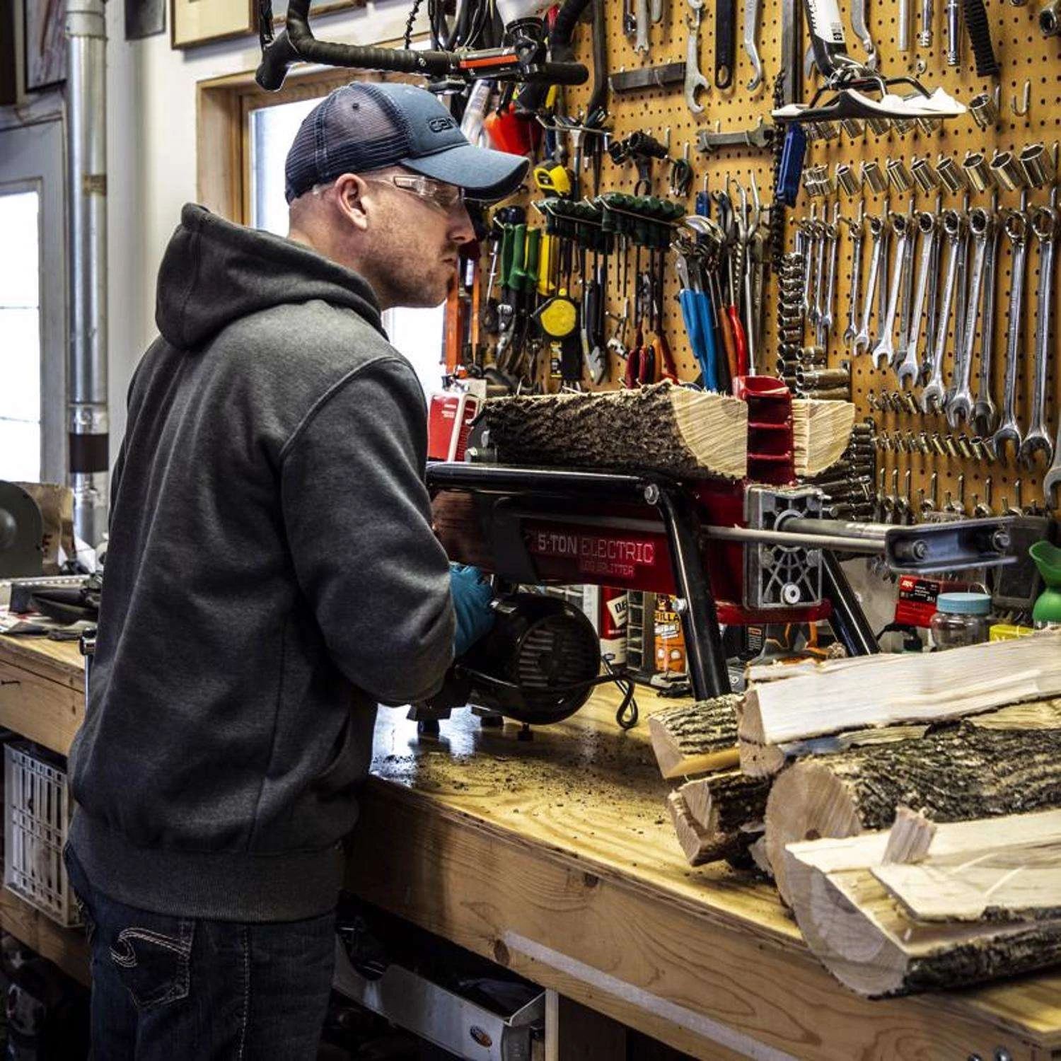 Earthquake 5 Ton Electric Log Splitter 15 Amps 8 Earthquake 5 Ton Electric Log Splitter 15 Amps - Image 6