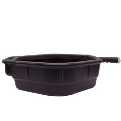 Midwest Can Black 6.4 In. H Polyethylene 6 Qt Drain Pan