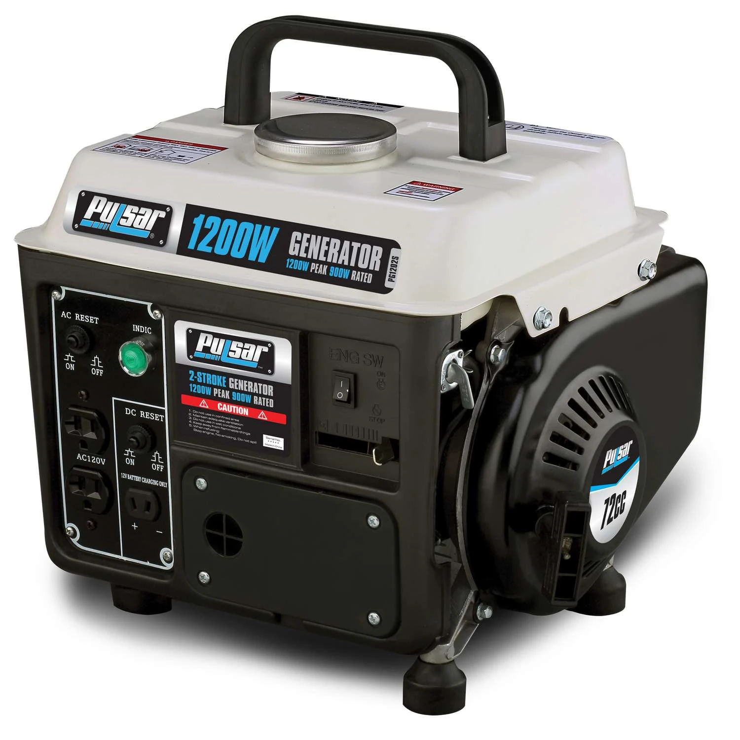 Pulsar 900 W 120 V Gasoline Portable Generator 5 Pulsar 900 W 120 V Gasoline Portable Generator - Image 3