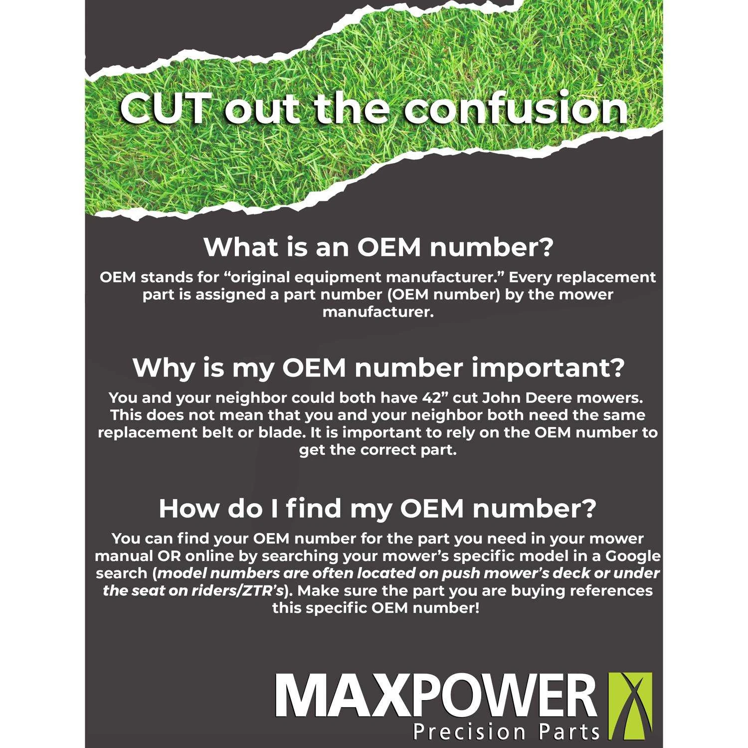 MaxPower 42 In. Standard Mower Blade For Walk-Behind Mowers 1 Pk 6 MaxPower 42 In. Standard Mower Blade For Walk-Behind Mowers 1 Pk - Image 4