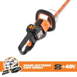 Worx 24 In. 40 V Battery Hedge Trimmer Kit (Battery & Charger) 11 Worx 24 In. 40 V Battery Hedge Trimmer Kit (Battery & Charger) -Power Lawn Equipment 356c117f f81f 44f3 9a8f 767ec3a81e47