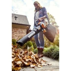 Worx 75 Mph 600 CFM 120 V Electric Handheld Blower/Mulcher/Vac 12 Worx 75 Mph 600 CFM 120 V Electric Handheld Blower/Mulcher/Vac -Power Lawn Equipment 38928c70 afab 443d 94e1 adce234338c1