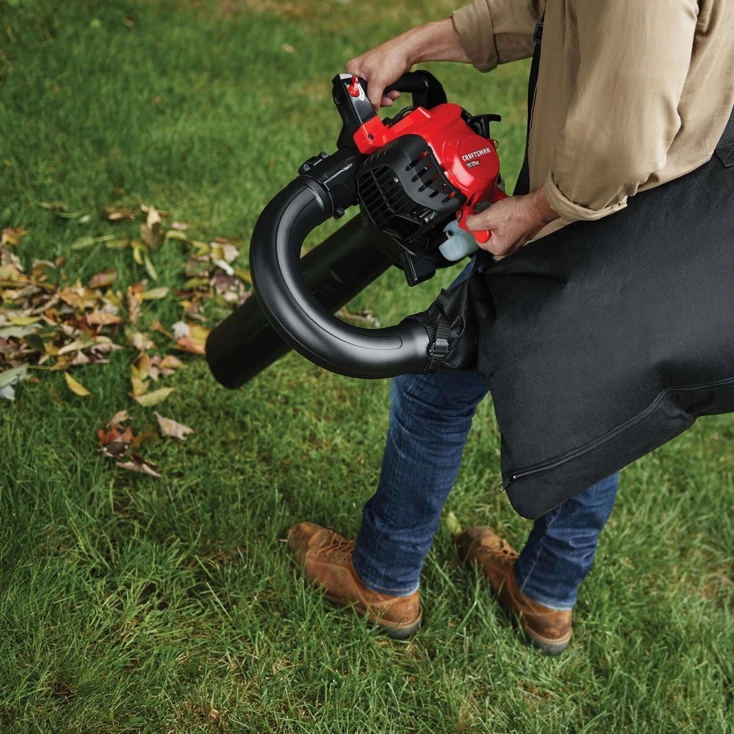 Craftsman CMXGAAMR7BVM 205 Mph 450 CFM Gas Handheld Leaf Blower/Vacuum 6 Craftsman CMXGAAMR7BVM 205 Mph 450 CFM Gas Handheld Leaf Blower/Vacuum - Image 4