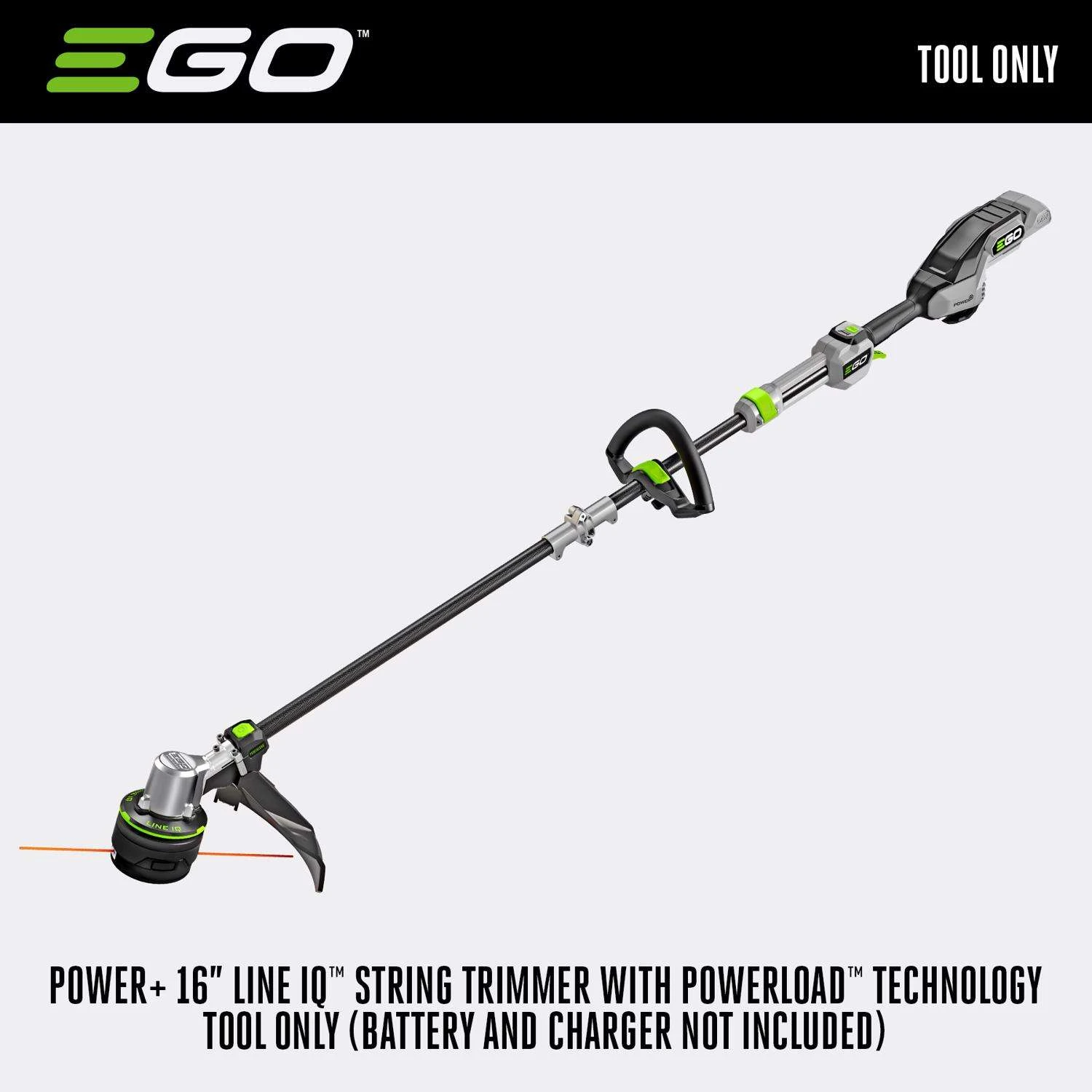 EGO Power+ Line IQ With Powerload ST1620T 16 In. 56 V Battery String Trimmer Tool Only W/ TELESCOPIC SHAFT 4 EGO Power+ Line IQ With Powerload ST1620T 16 In. 56 V Battery String Trimmer Tool Only W/ TELESCOPIC SHAFT - Image 2