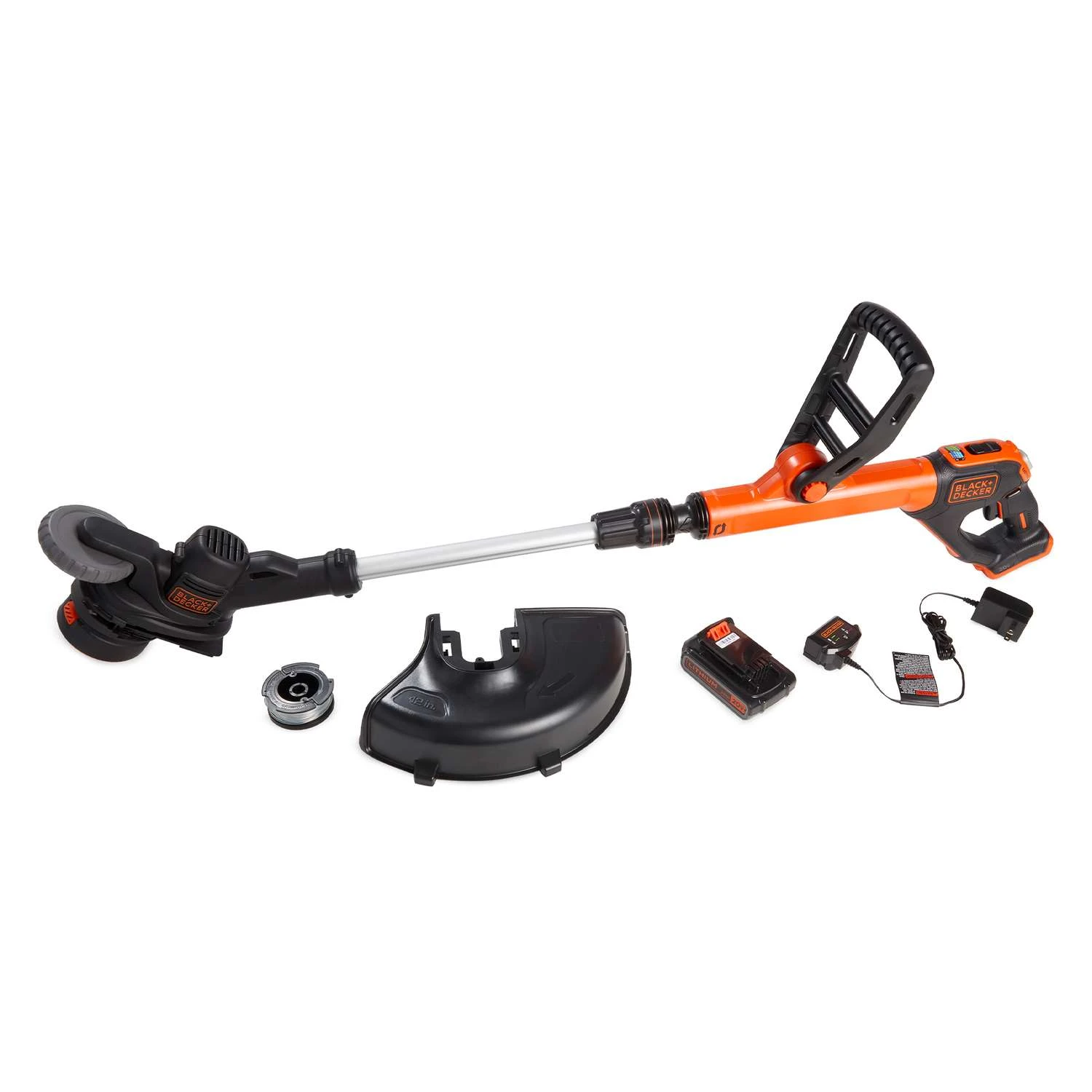 Black & Decker Black+Decker LST522 12 In. 20 V Electric Edger/Trimmer Kit (Battery & Charger) 3 Black & Decker Black+Decker LST522 12 In. 20 V Electric Edger/Trimmer Kit (Battery & Charger)
