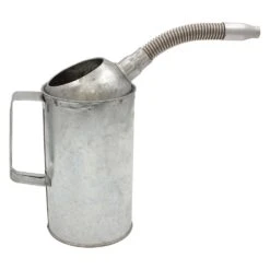 LubriMatic Silver 9.5 In. H Metal 2 Qt Measuring Funnel