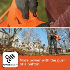 Black & Decker Black+Decker 250 Mph 400 CFM Electric Backpack Blower/Mulcher/Vac -Power Lawn Equipment 4e7a70f8 ee45 4dc7 bcec 10c1a1ec4eed