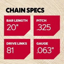 Oregon PowerCut V81 20 In. Chainsaw Chain 81 Links -Power Lawn Equipment 4f3f652a 77d2 4fd8 ab8c e7a826b47b0b