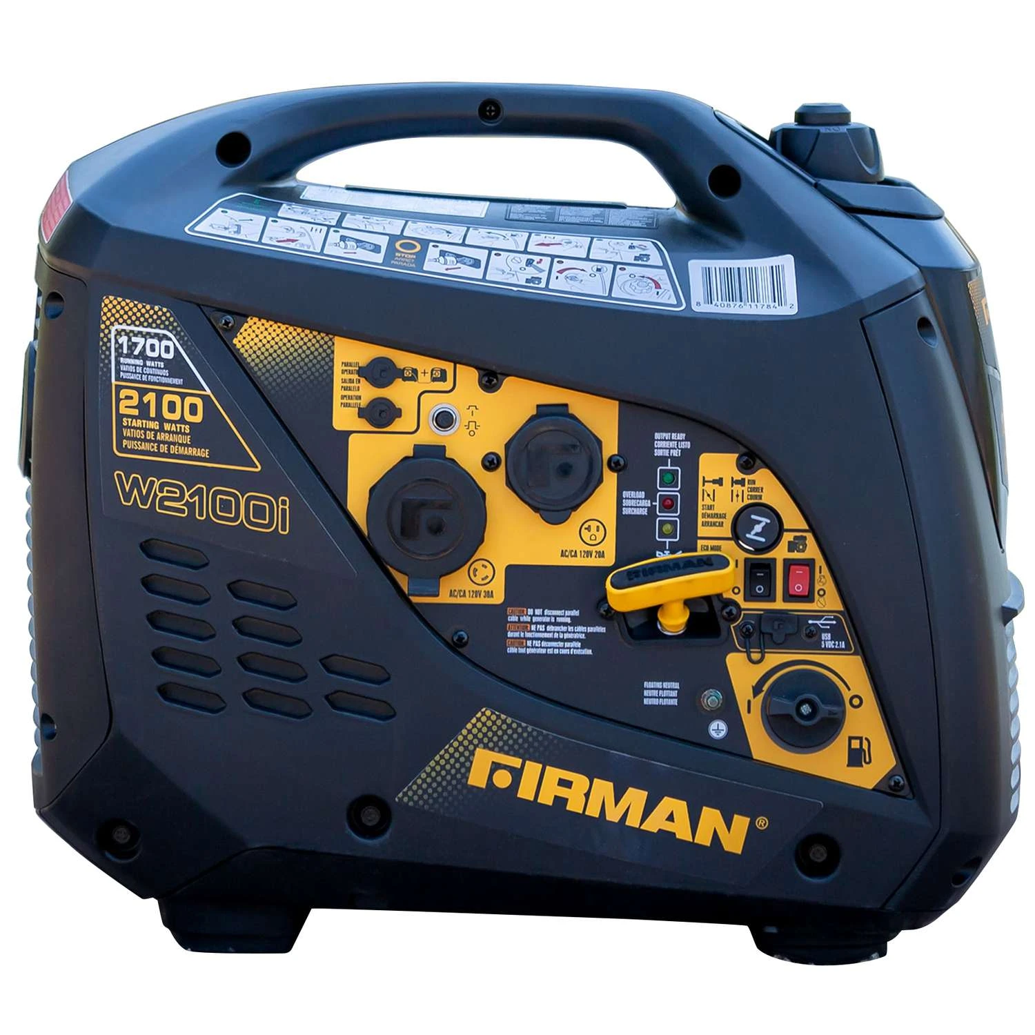 Firman Whisper Series 2100 W 120 V Gasoline Inverter Generator 3 Firman Whisper Series 2100 W 120 V Gasoline Inverter Generator