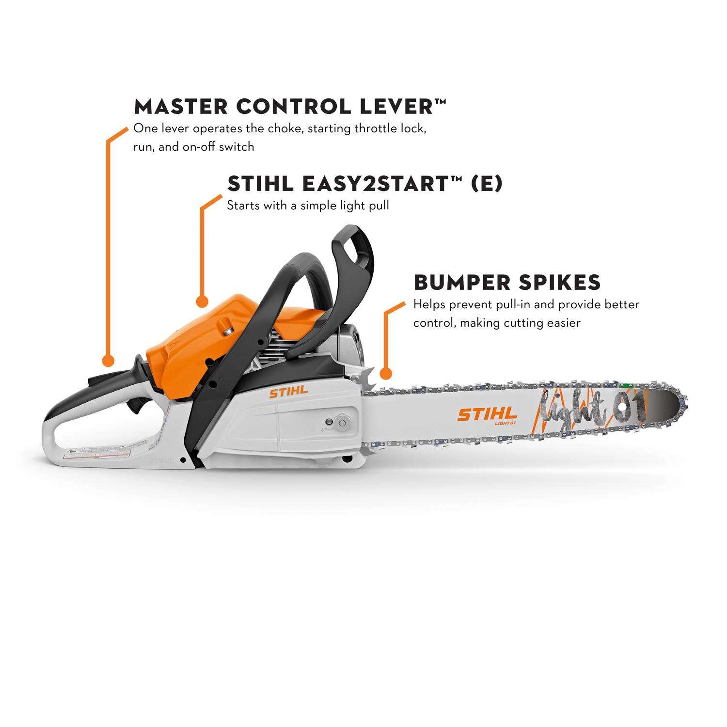 STIHL MS 172 C-E 16 In. Light 01 Bar 31.8 Cc Gas Chainsaw Tool Only Picco Micro Mini 3 PMM3 5 STIHL MS 172 C-E 16 In. Light 01 Bar 31.8 Cc Gas Chainsaw Tool Only Picco Micro Mini 3 PMM3 - Image 3