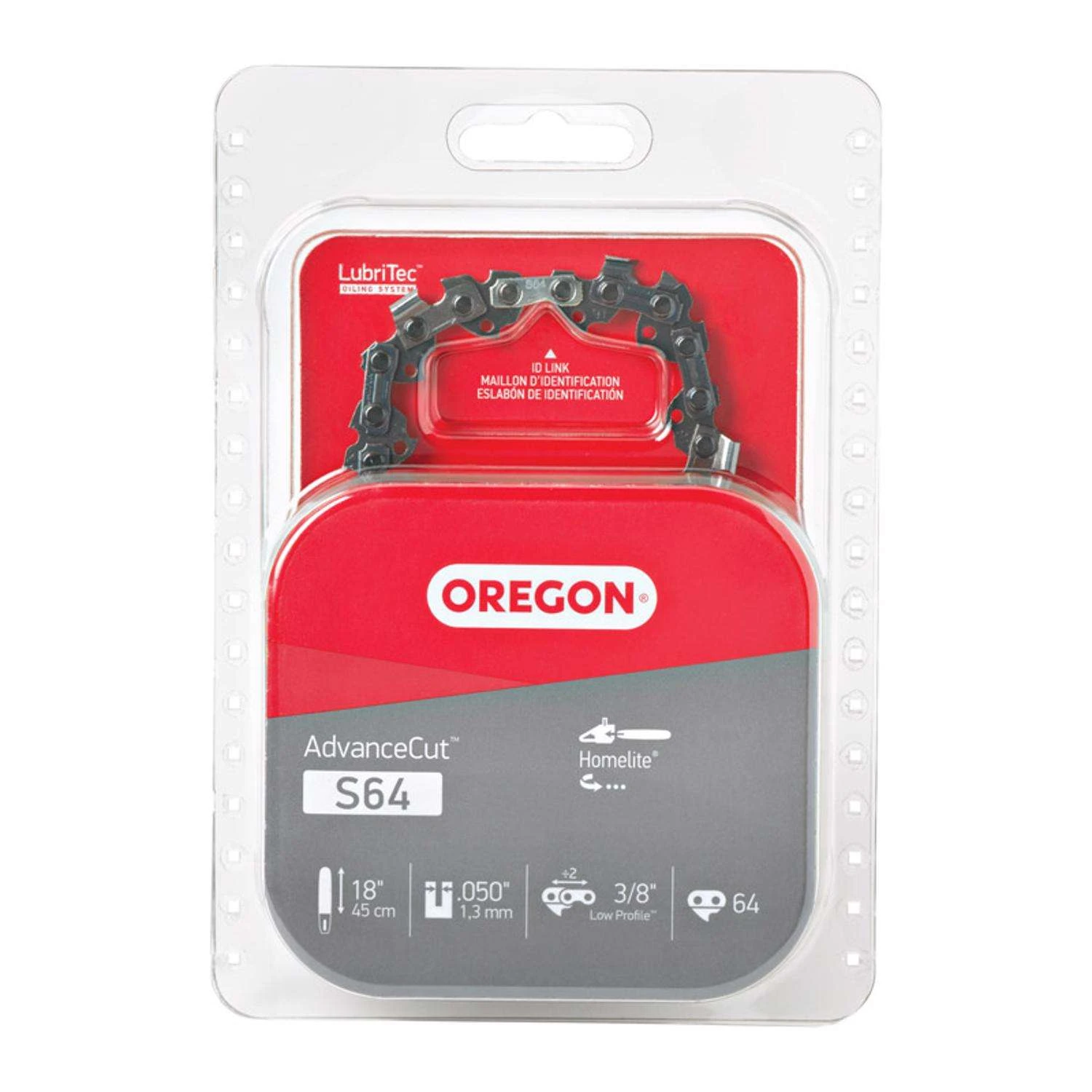 Oregon AdvanceCut S64 18 In. Chainsaw Chain 64 Links 3 Oregon AdvanceCut S64 18 In. Chainsaw Chain 64 Links