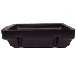 Midwest Can Black 5 In. H Polyethylene 9 Qt Drain Pan
