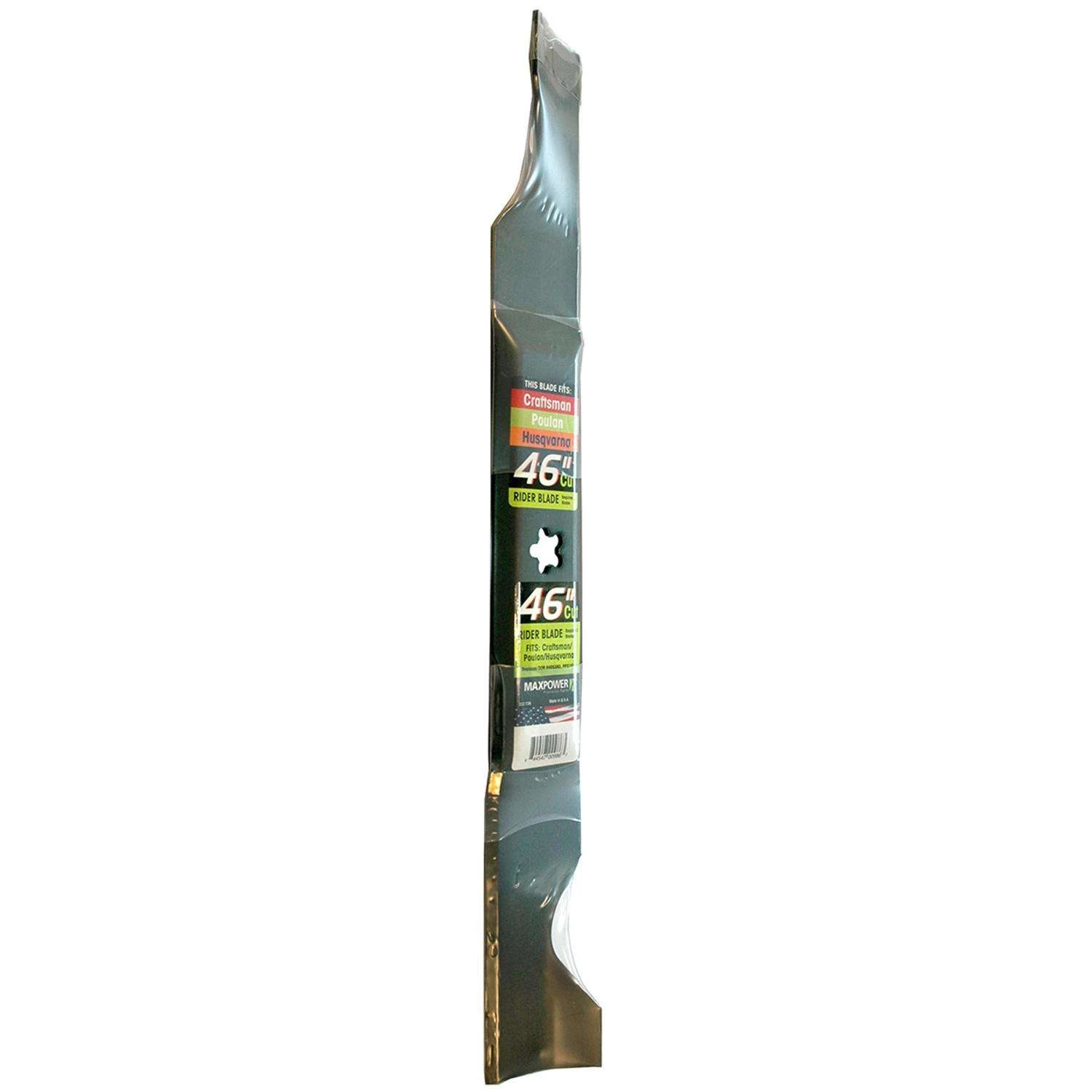 MaxPower 46 In. Standard Mower Blade For Riding Mowers 1 Pk 3 MaxPower 46 In. Standard Mower Blade For Riding Mowers 1 Pk