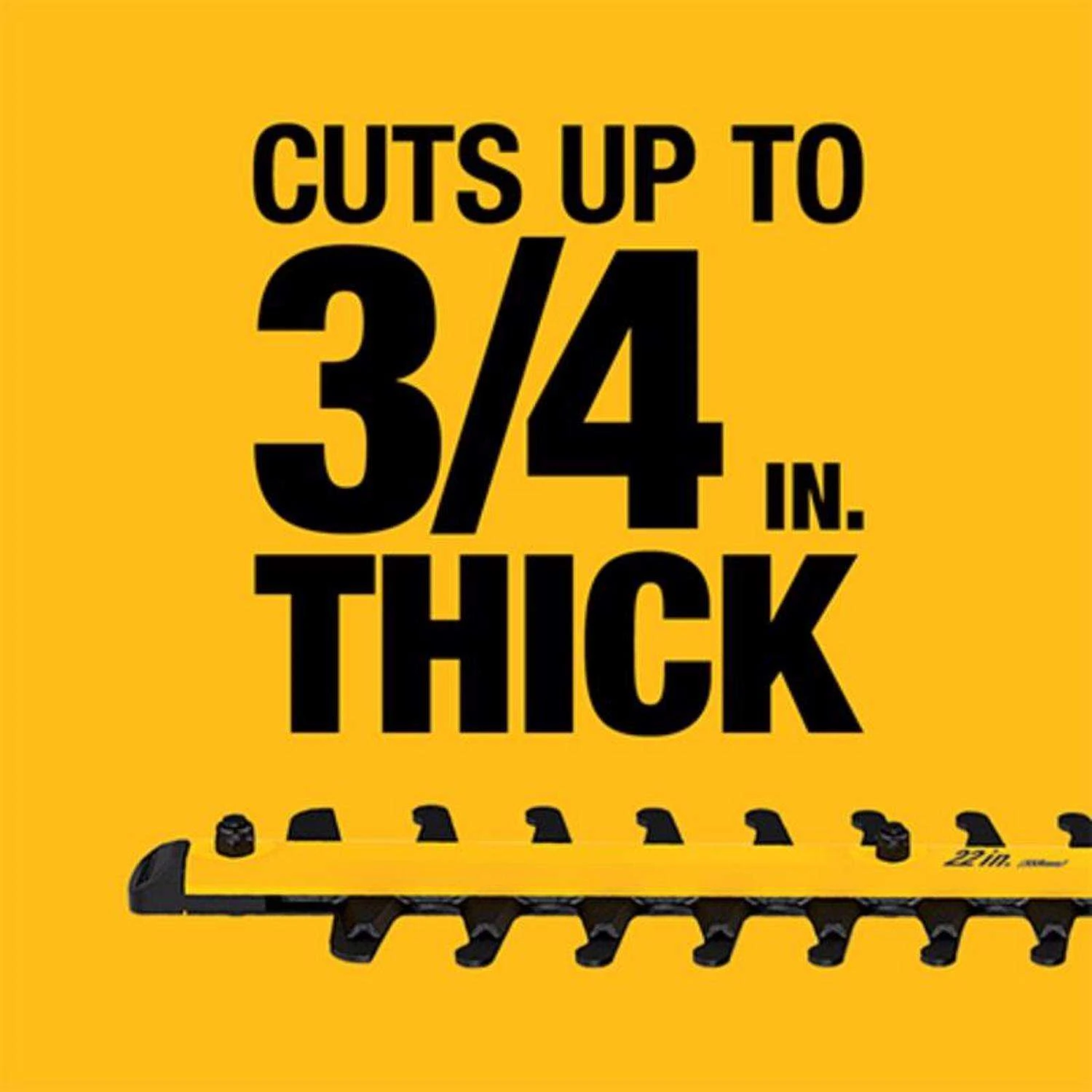 DeWalt 20V MAX DCHT820P1 22 In. 20 V Battery Hedge Trimmer Kit (Battery & Charger) 6 DeWalt 20V MAX DCHT820P1 22 In. 20 V Battery Hedge Trimmer Kit (Battery & Charger) - Image 4