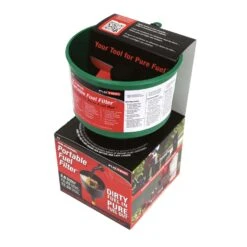 FloTool Green 9 In. H Plastic Gas Tank Funnel