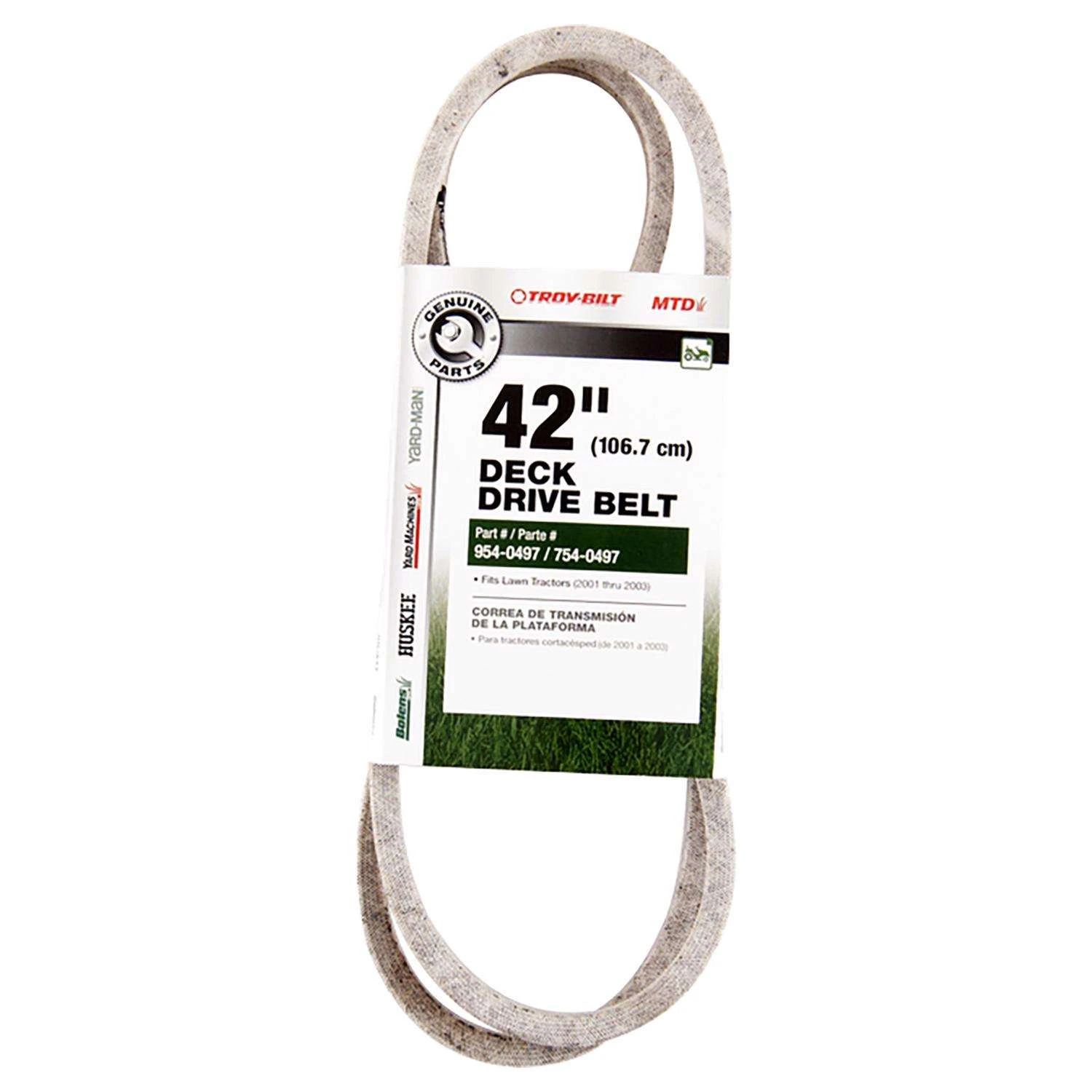 MTD Genuine Parts Deck Drive Belt 0.53 In. W X 60.06 In. L 3 MTD Genuine Parts Deck Drive Belt 0.53 In. W X 60.06 In. L