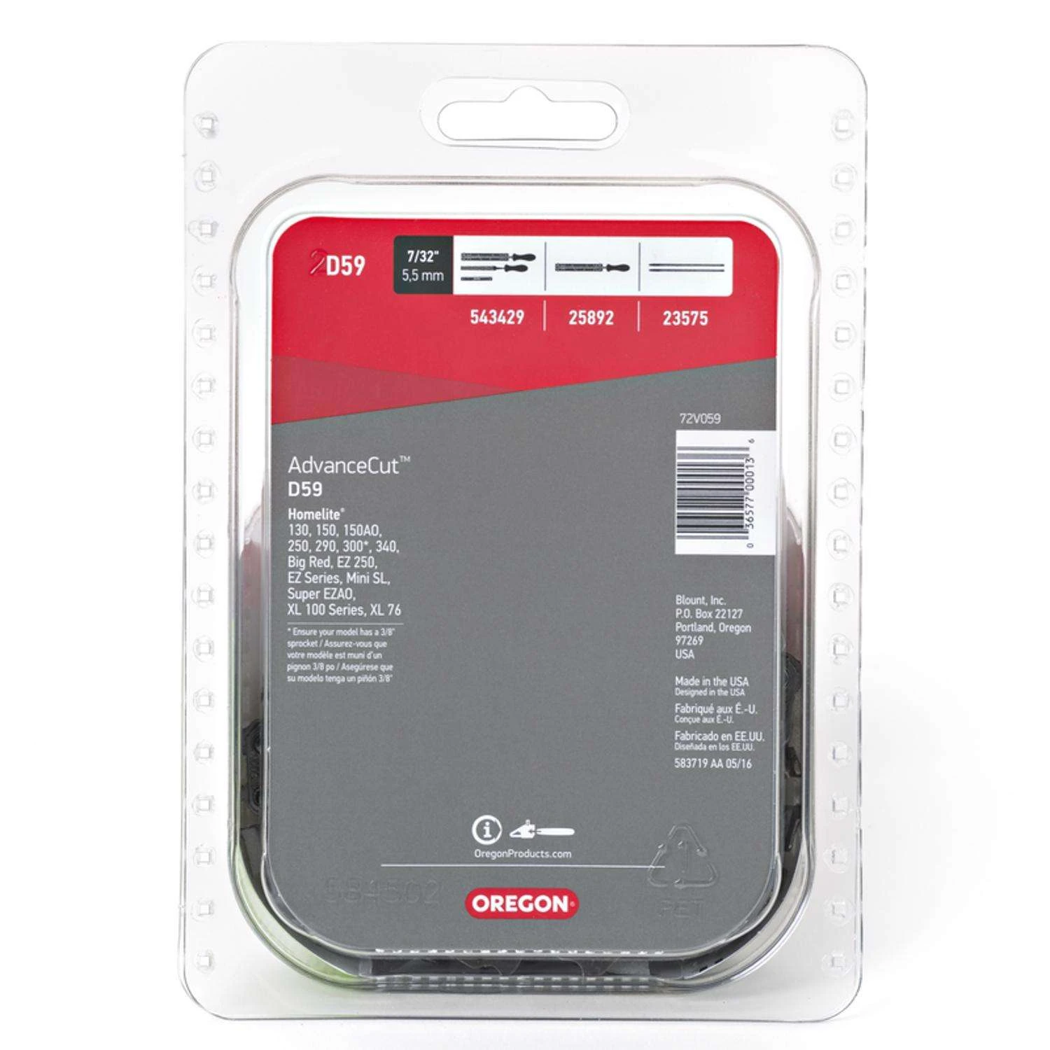 Oregon AdvanceCut D59 16 In. Chainsaw Chain 59 Links 4 Oregon AdvanceCut D59 16 In. Chainsaw Chain 59 Links - Image 2