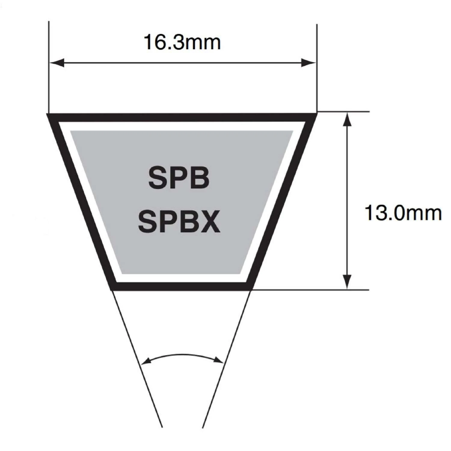 Mitsuboshi Standard Narrow V-Belt 0.64 In. W X 149.6 In. L For All Motors 3 Mitsuboshi Standard Narrow V-Belt 0.64 In. W X 149.6 In. L For All Motors