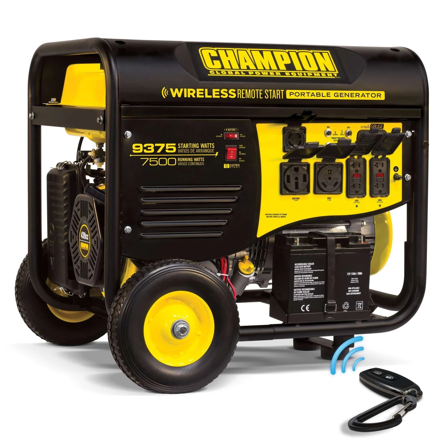 Champion 7500 W 240 V Gasoline Portable Generator 3 Champion 7500 W 240 V Gasoline Portable Generator