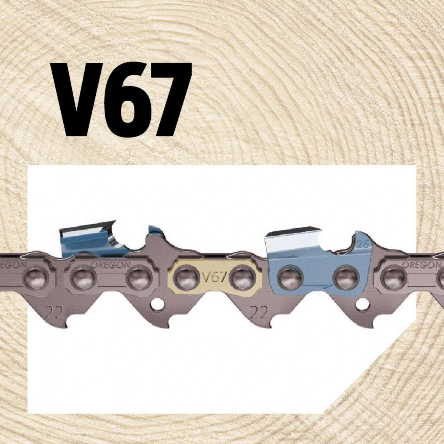 Oregon PowerCut V67 16 In. Chainsaw Chain 67 Links 9 Oregon PowerCut V67 16 In. Chainsaw Chain 67 Links - Image 7