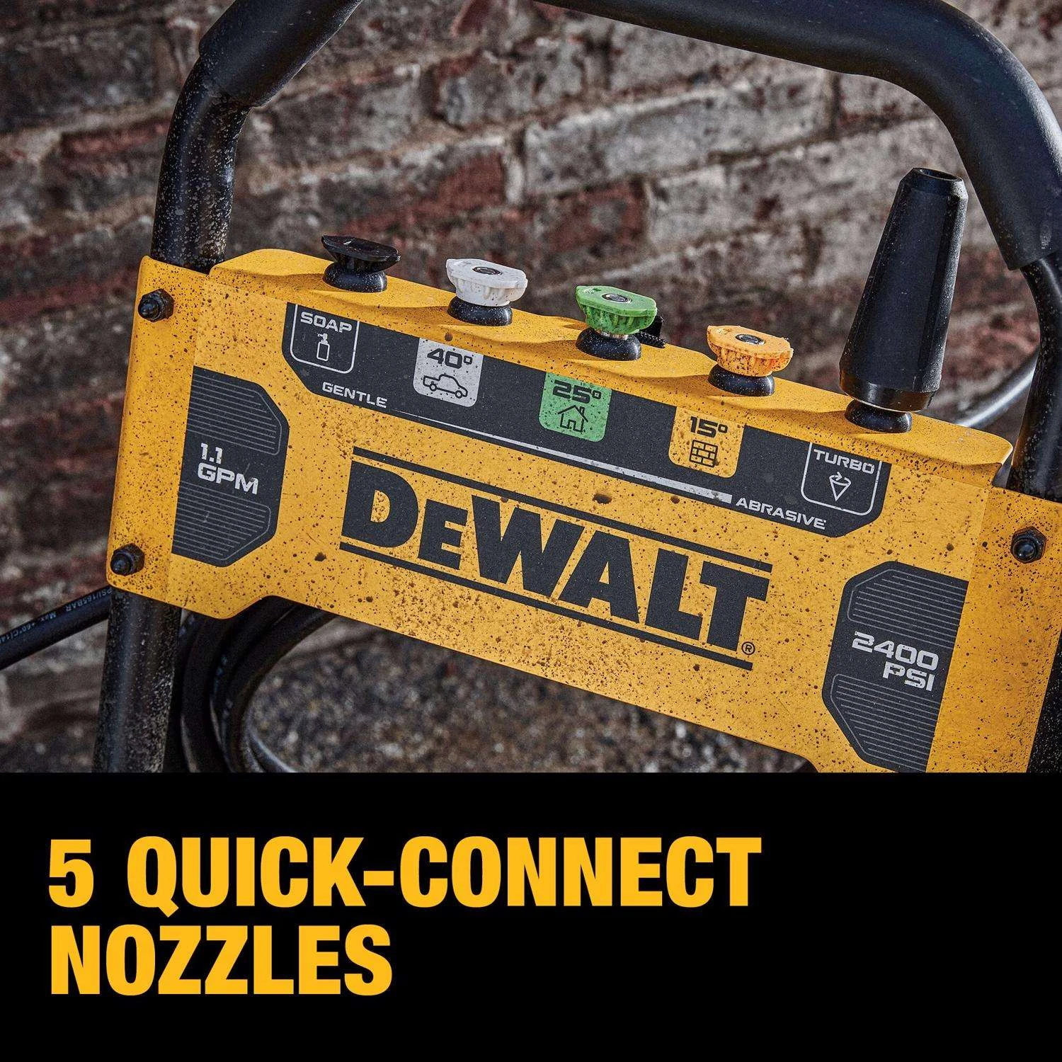DeWalt DWPW2400 OEM Branded 2400 Psi Electric 1.1 Gpm Pressure Washer 6 DeWalt DWPW2400 OEM Branded 2400 Psi Electric 1.1 Gpm Pressure Washer - Image 4